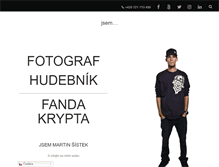Tablet Screenshot of martinsistek.cz